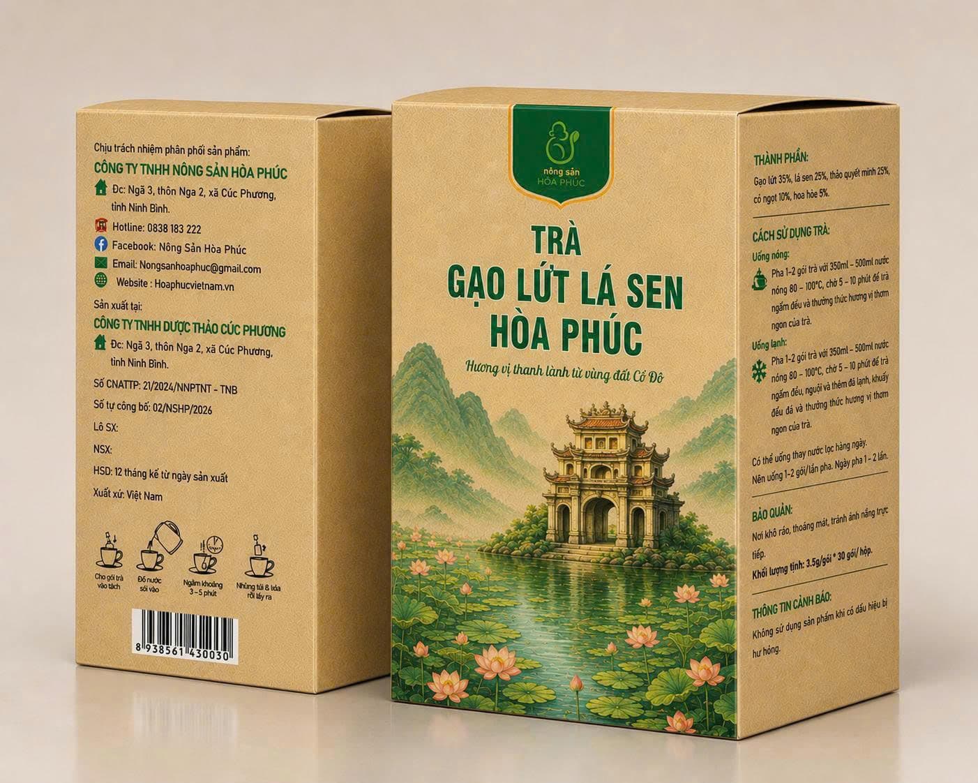 Vị ngũ cốc thanh, hậu sen dịu.