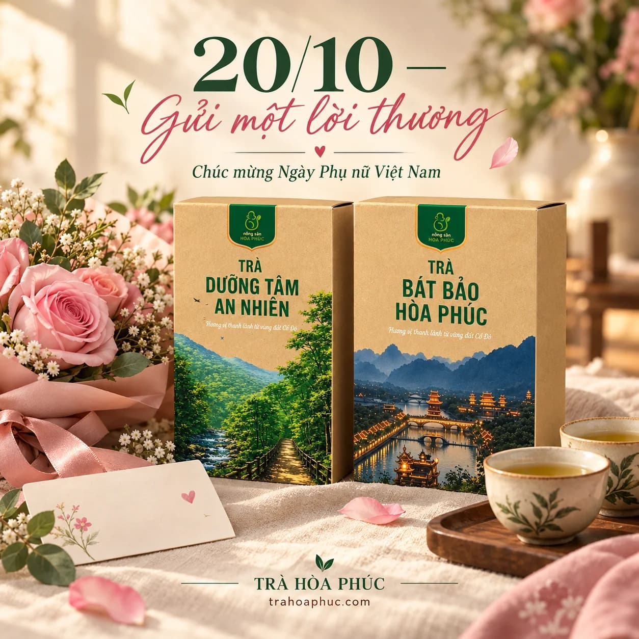 20/10: Gửi một lời thương, dành một khoảng thời gian